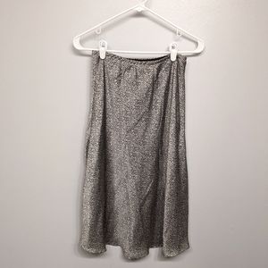 Sienna Sky Animal Print Silky Midi Skirt - Size Medium